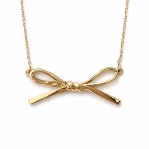 Kate Spade Gold-Tone Bow Pendant Necklace